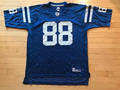 Marvin Harrison #88 VTG Blue Indianapolis Colts Football Jersey Mens Sz XL • $24.99