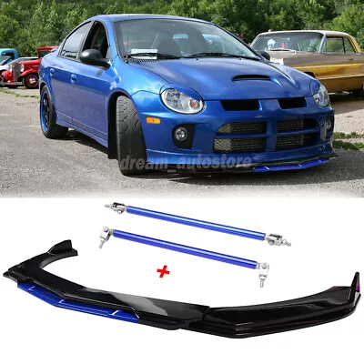 For Dodge Neon Front Bumper Lip Spoiler Splitter Parts Accessories + Strut Rods • $89.11