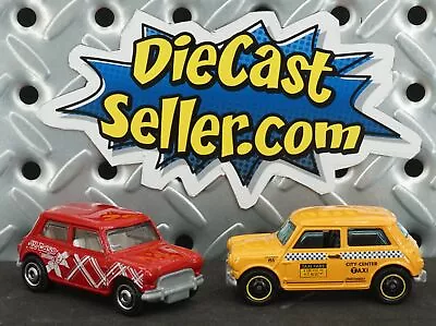 Matchbox Lot 1964 Cooper Red Holiday Yellow Taxi Import 5 Pack Loose Diorama • $8.87