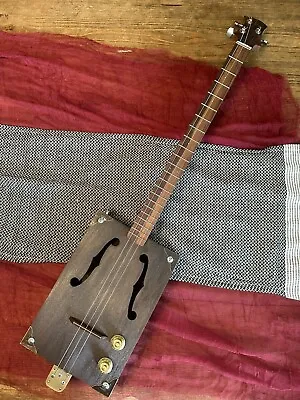 Cigar Box Guitar 3 String Electric #212 • $265