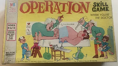 Operation Game Vintage 1965 Milton Bradley Operation Game Smoking Doctor Parts • $14