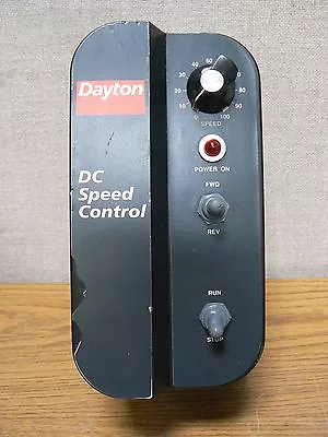 $598 • Buy Dayton Dc Speed Control 1/8-1 Hp Input Volts Ac 115v 50/60 Hz Ph 1 4z829b