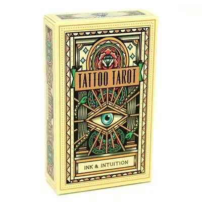 Tattoo Tarot Ink & Intuition 78 Cards Deck Oracle Fun Family Party Board Games • $7.99