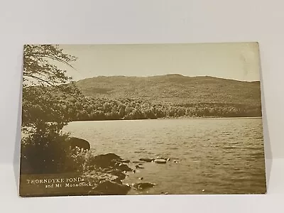 Thorndyke Pond. Mt. Monadnock. Real Photo Postcard. • $12.50