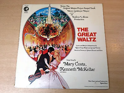 £9.99 • Buy EX- !! The Great Waltz/1972 MGM Soundtrack LP/Mary Costa/Kenneth McKellar