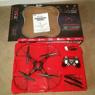 Remote Controlled X-Cam Quadcopter With HD Camera • £14.99