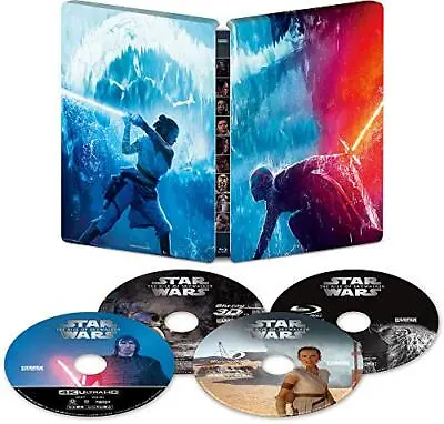 $141.49 • Buy New Star Wars The Rise Of Skywalker 4K ULTRA HD+3D+2D Blu-ray+Steelbook Japan