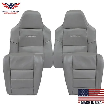 2003 2004 2005 2006 2007 Ford F250 F350 Lariat XLT Replacement Seat Covers Gray  • $88.35