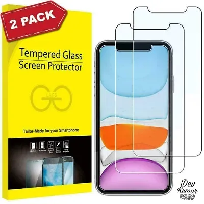 Tempered Glass Screen Protector Screen Saver For IPhone 15 13 67 X 11 14 12 XR • £2.99