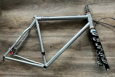 Moots Psychlo X Disc Titanium Cross Gravel Bike Frameset With Chris King Headset • $2099