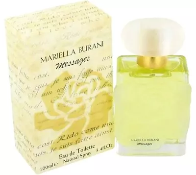 Mariella Burani Messages Perfume 3.4oz / 100ml Eau De Toilette Spray Women -RARE • $54.99