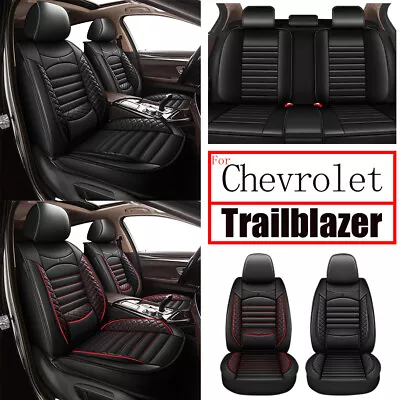 Car 2/5Seat Covers Fuax Leather For Chevrolet Trailblazer 2021-2024 Protector • $96.56