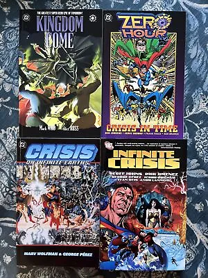 Infinite Crisis / On Infinite Earths / Zero Hour In Time / Kingdom Come TPB Lot • $29.95