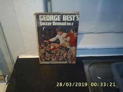 SCARCE 1st EDITION BOOK MANCHESTER UNITED GEORGE BEST'S SOCCER ANNUAL NO.2 1969 • £3.30