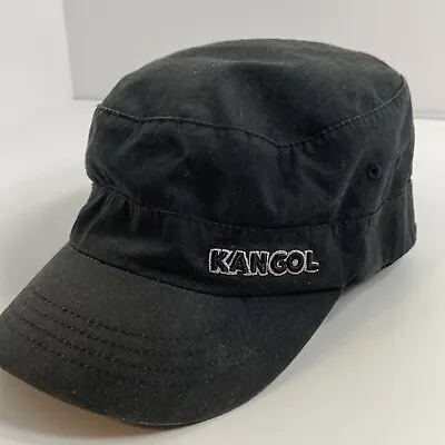 $24.95 • Buy Kangol Ripstop Flexfit Black Army Style Cap Hat Pocket Size L / XL