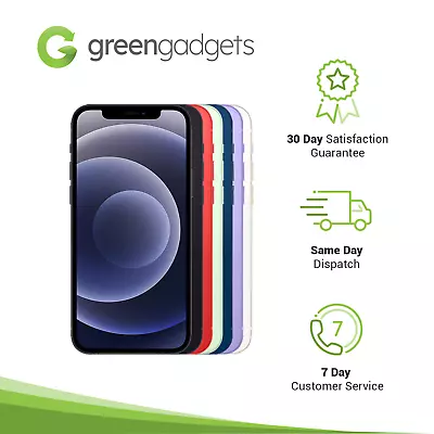 $539 • Buy IPhone 12 Mini - 64GB 128GB 256GB Black White Red Green Blue Purple - Excellent 