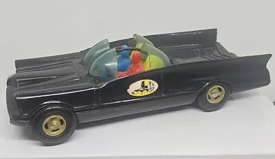 Vintage Batmobile Simms Plastic No. 529 Made In USA. Batman & Robin FREE SHIPPIN • $19.99