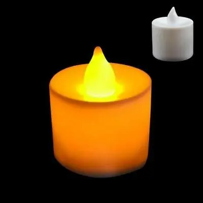 £5.65 • Buy 6/12/24PCS Flameless Votive Candles Battery Operated Flickering LED Tea Light UK