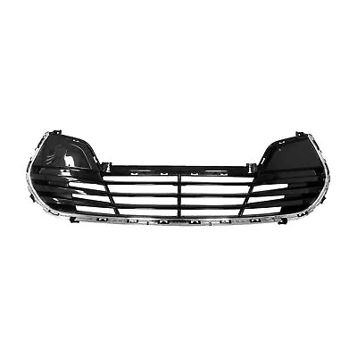 Fits 2012-2017 HYUNDAI VELOSTER Front Bumper Lower Grille W/ Chrome Molding Trim • $199.80
