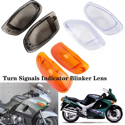 For KAWASAKI ZZR1100D ZZR1200 ZX-11 Turn Signals Indicator Blinker Lens 1993-05 • $39