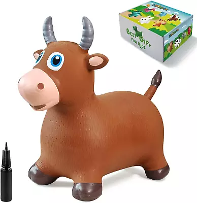 Bouncy Horse Inflatable Bouncing Animal Hopper For Toddlers Or Kids Ride On Ru • $35.99