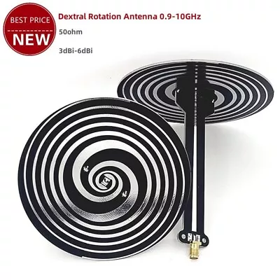 Dextral Rotation Antenna 0.9-10GHz Equiangular Spiral/Circular Polarization • $17.60