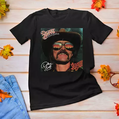 New Rare! Dickey Betts Signature Heavy Cotton Black All Size Unisex Shirt MM1335 • $18.04