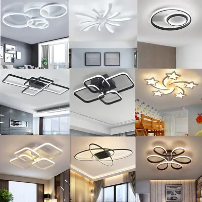 £89.95 • Buy XLarge Modern Chandelier LED Lamp Ceiling Light Living Room Pendant Lights