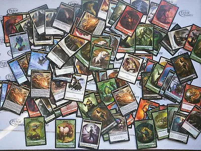 100 Token Lot - 100 Tokens - Collection - Set - Magic The Gathering MTG FTG • $8.99