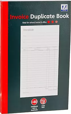 Anker International Stationary 1-80  Invoice Duplicate Book A5 • £3.42