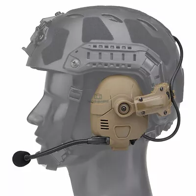 AMP Headset Military Bluetooth Earphone Tactical Noise Reduction For Fast Helmet • $119.69