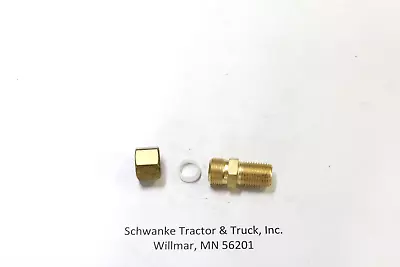 1220R 1/2” PTO Cable Bulkhead Connector For .375” OD Cable • $3.95