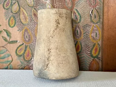 Antique Terracotta Earthenware Pottery Vessel Vase - Owned By Martha Stewart • £120.53