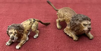 Two Miniature Vienna Bronze Lions • $139