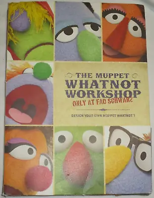 Muppets  What Not Workshop Fao Schwarz Original Design Booklet & Outfits 2009 • $10.25