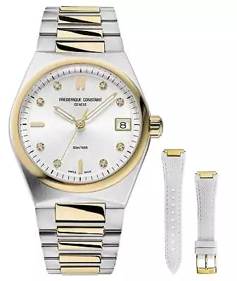 Frederique Constant Highlife Steel & Yellow Gold Tone Womens Watch FC-240VD2NH3B • $979