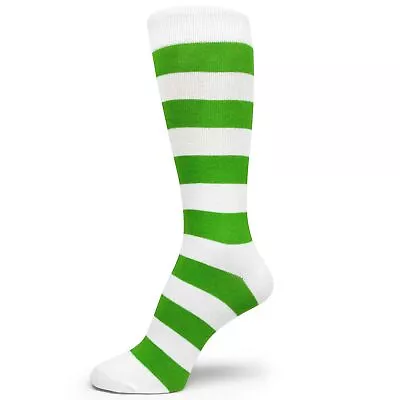 Spotlight Hosiery Elite Quality Waldo/Bee Costume Mens Stripe Socks (XL Option) • $10.99