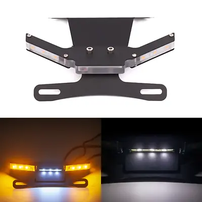 Tail Tidy License Plate Holder LED Signal Light For YAMAHA YZF R25 R3  MT-25 03 • $57.43