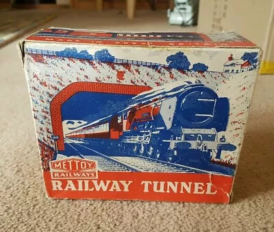 VINTAGE METTOY RAILWAYS No. 5615 1950s BOXED O GAUGE TINPLATE RAILWAY TUNNEL VGC • £49.95