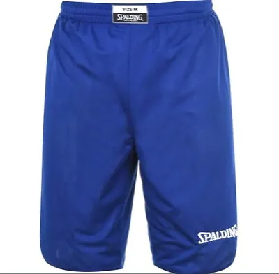 Blue Spalding NBA STYLE Basketball Jogging Shorts Size Mens Large CLEARANCE • £12.95