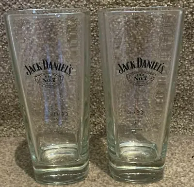 Official Jack Daniel's Old No.7 Brand Long Drink Highball Glasses  • £12.49