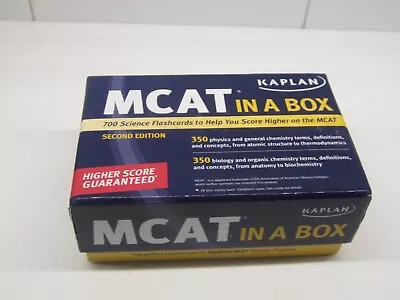 Kaplan MCAT IN A BOX - 700 Science Flashcards - Second Edition Perfect Condition • $3.99