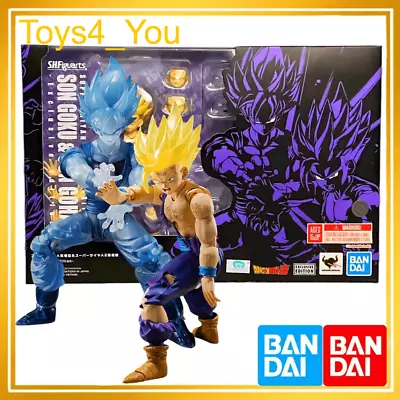 Bandai SH Figuarts Dragon Ball Z Super Saiyan 2 Gohan & Son Goku Event Exclusive • $179.99