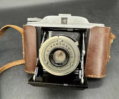 GB Kershaw 110 Folding V Camera 120 Film  With Leather Case • £15.75