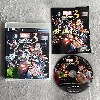 Marvel Vs Capcom 3 Fate Of Two Worlds - PlayStation 3 PS3 - Complete Tested • £11.99