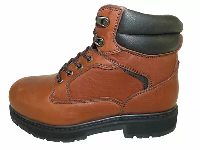 Kodiak Trenton Brown 6  Shaft Steel Toe Leather Oil Resistant Work Boots Size *9 • $59.99