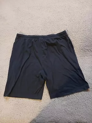 Merona Men Activewear Shorts Large Blue Sweat Elastic Waist Drawstring • $5.99
