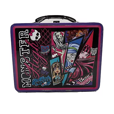 Monster High Tin Metal Lunch Box • $9.99