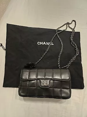 Authentic Vintage Classic Chanel Mini Bag In Black • £2200