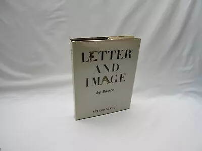 Letter And Image Massin Vintage Typography Letter Graphics Book Studio Vista 77 • $74.51